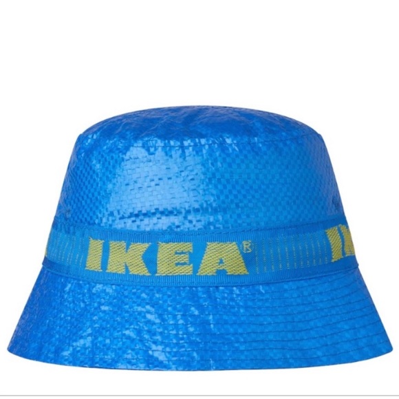 ikea-accessories-ikea-limited-edition-knorva-bucket-hat-blue-poshmark